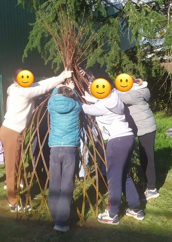 Des structures en osier vivant pour les écoles et collectivités